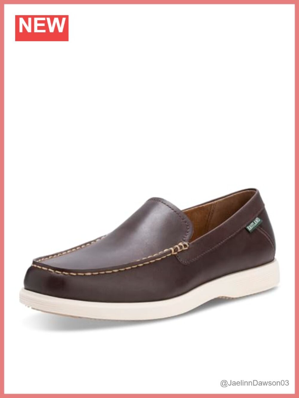 Eastland Women's Scarborough Leather Loafer Moc Toe Slip-On Comfort